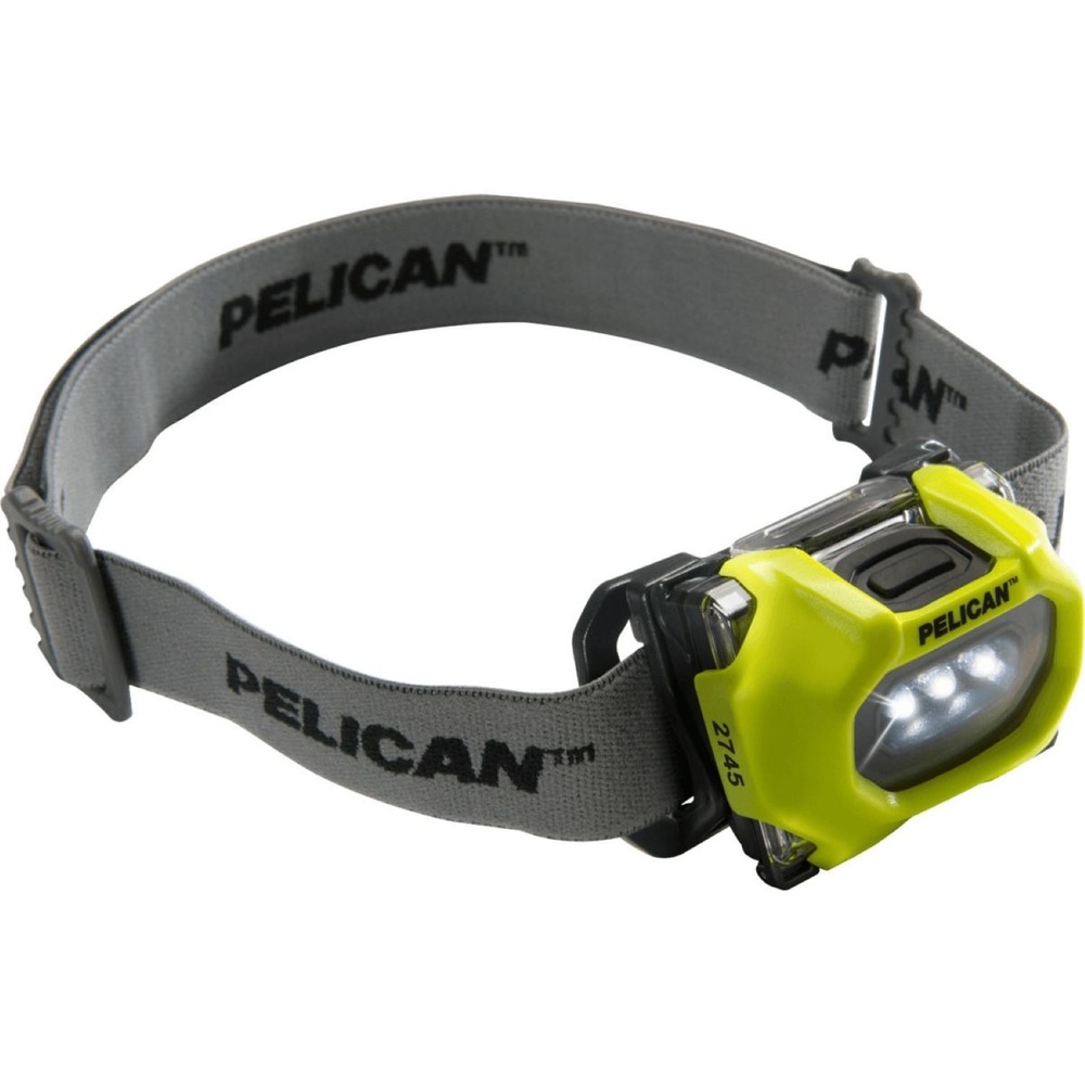 PELICAN 2745 Safety Certified Headlamp, Safety Yellow 027450-0103-245